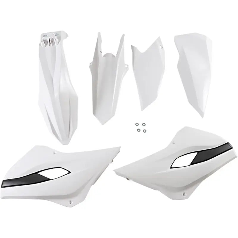 Acerbis Yamaha White Plastic Kit with Side Panels, Front Fender, and Rear Fender wps-29362-40002