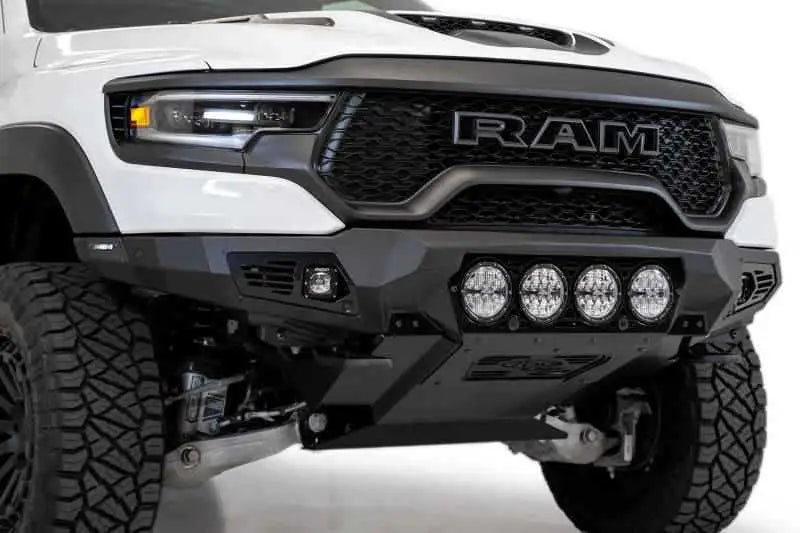 Addictive Desert Designs 2021 Dodge RAM 1500 TRX Bomber Front Bumper (Rigid) f620014110103