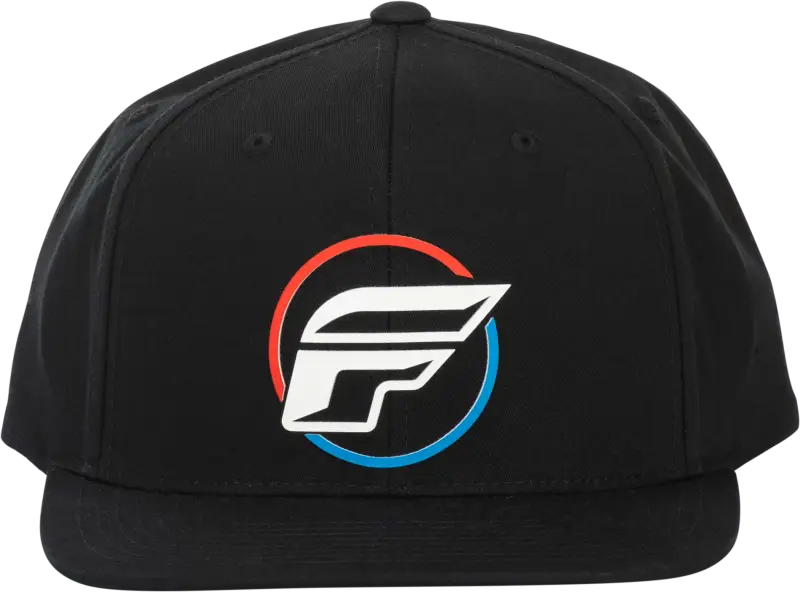 Adjustable Black Fly Half Wing Snapback Hat 351-1006