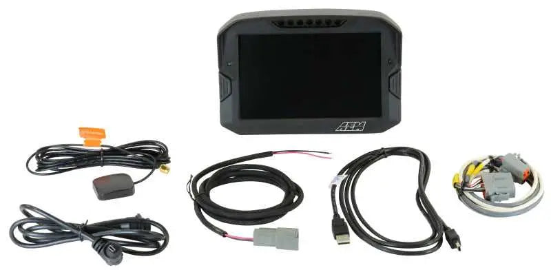 AEM CD-7 Logging GPS Enabled Race Dash Carbon Fiber Digital Display w/o VDM (CAN Input Only) 30-5703