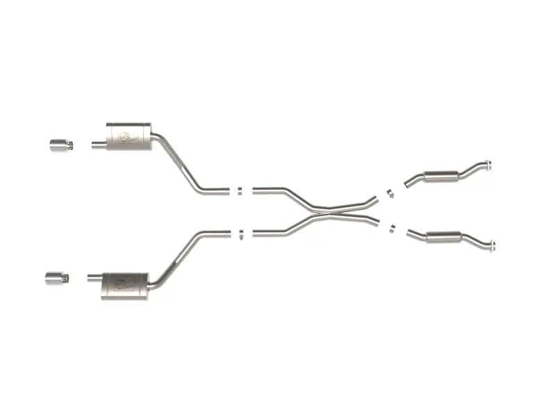 aFe 11-21 Dodge Durango V6-3.6L/V8-5.7L MACH Force-Xp 304 SS Cat-Back Exhaust System w/ Polished Tip afe49-32086-p