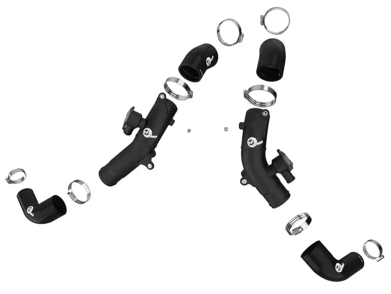 aFe 2022 Toyota Tundra V6-3.5L (tt) BladeRunner 2.5in Aluminum Hot Charge Pipe - Black afe46-20568-b