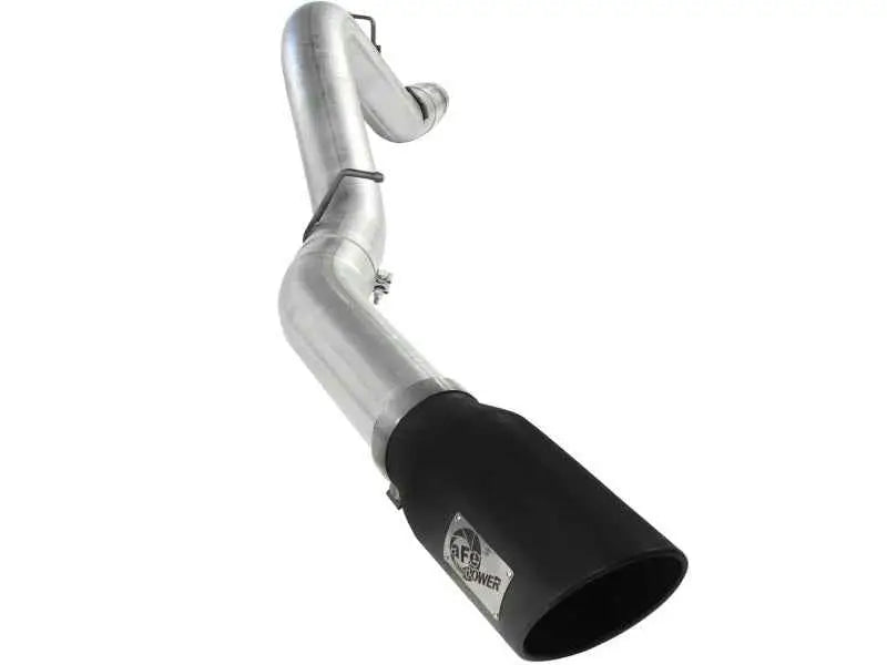 aFe Atlas Exhaust 5in DPF-Back Al Steel 11-13 GM Diesel Trucks V8-6.6L (td) LML (Blk Tip) 49-04041-b