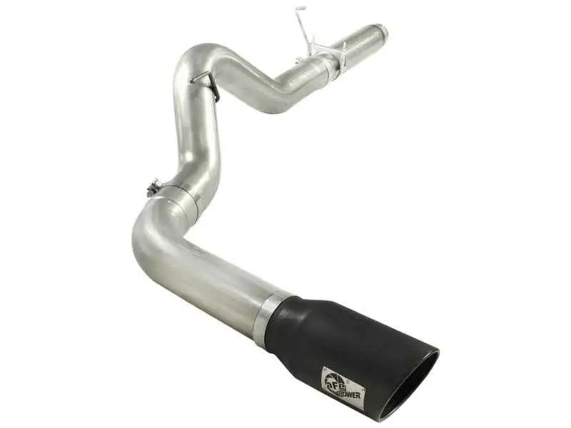 aFe Atlas Exhausts DPF-Back Aluminized Steel Exhaust Dodge Diesel Trucks 07.5-12 L6-6.7L Black Tip 49-02016-b