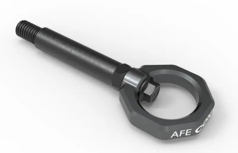 aFe Control Rear Tow Hook Grey BMW F-Chassis 2/3/4/M afe450-502002-g