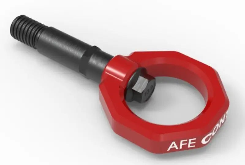 aFe Control Rear Tow Hook Red 20-21 Toyota GR Supra (A90) afe450-721002-r