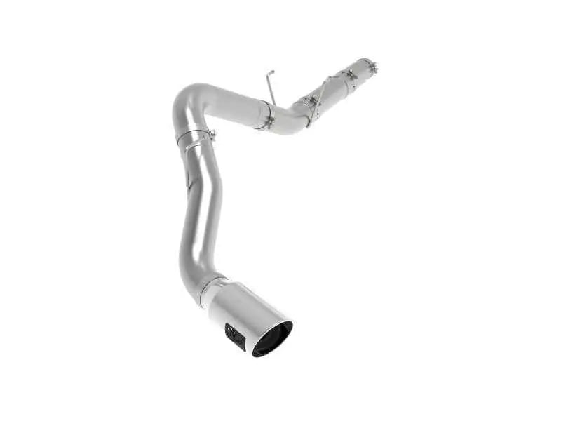 aFe LARGE BORE HD 5in 409-SS DPF-Back Exhaust w/Pol Tip 19-20 Ram Diesel Trucks L6-6.7L (td) 49-42078-p
