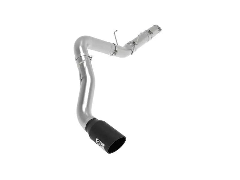 aFe Large-Bore HD 5in 409SS DPF-Back Exhaust System w/Black Tip 19-20 Ram Diesel Trucks L6-6.7L (td) 49-42078-b