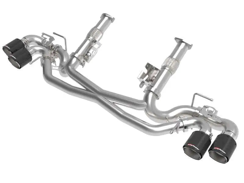 AFe MACH Force-Xp 304 Stainless Steel Cat-Back Exhaust Carbon 2020 Chevrolet Corvette C8 49-34124nm-c