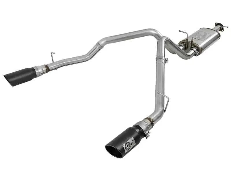 aFe MACH Force-Xp 3in 409 SS Cat-Back Exhaust 2019 RAM 1500 V8-5.7L w/ Black Tip 49-42059-b