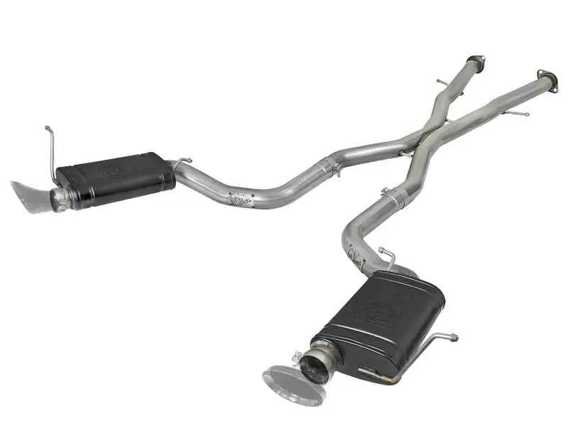 aFe MACHForce XP 12-17 Jeep Grand Cherokee WK2 SRT8 V8-6.4L 304SS Cat-Back Exhaust w/o Resonator 49-38058