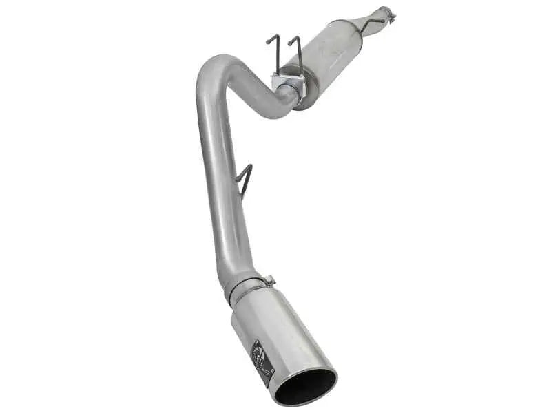 aFe MACHForce XP 2017 Ford SuperDuty F-250/F-350 V8 6.2L CC/LB Cat-Back SS 4in. Exhaust System 49-43086-p