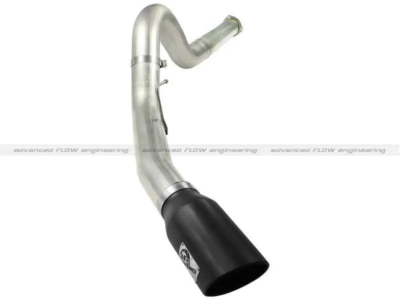 aFe MACHForce XP 5in DPF-Back Stainless Steel Exhaust , Blk,Ford Diesel Trucks 11-14 V8-6.7L td 49-43055-b