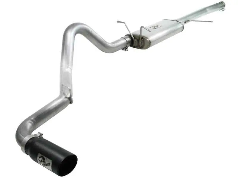 aFe MACHForce XP Exhaust Cat-Back 3in SS-409 w/ Black Tip 97-03 Ford F-150 V8 4.6/5.4L 49-43043-b