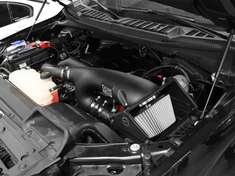 aFe MagnumFORCE Pro DRY S Stage-2 Intake System 16 Ford F-150 EcoBoost V6-2.7L/3.5L (tt) afe51-32642-1b
