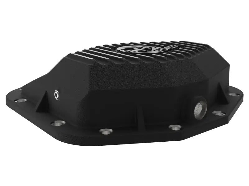 aFe POWER 21-22 Ram 1500 TRX Hemi V8 6.2L (sc) PRO Series Rear Differential Cover Black w/ Machined afe46-71280b