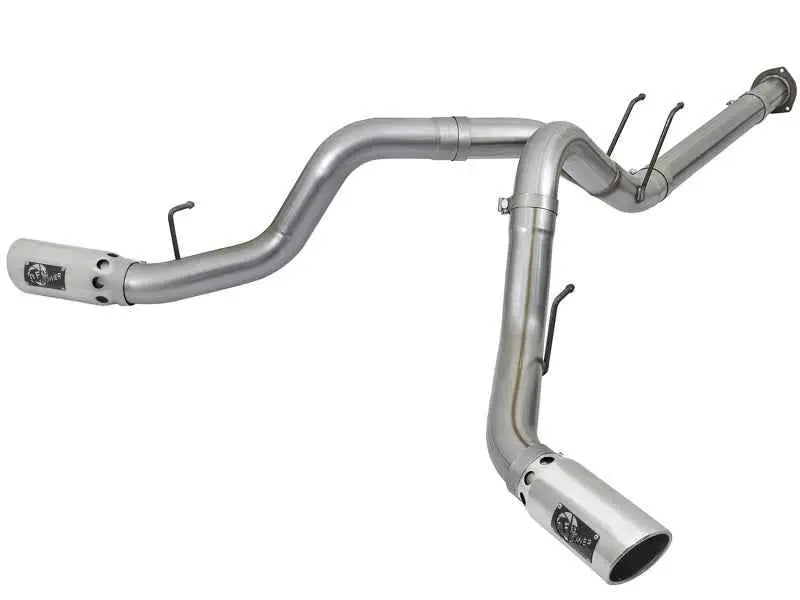 aFe POWER 4in DPF-Back SS Exhaust System 2017 Ford Diesel Trucks V8-6.7L (td) 49-43092-p