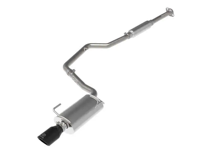 aFe POWER Takeda 12-16 Subaru Impreza 2.0L 2.5in 304SS CB Exhaust w/ Black Tips 49-36052-b
