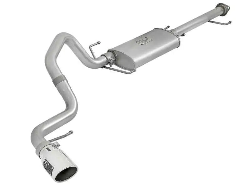 aFe Scorpion 2-1/2in Alum Steel Cat-Back Exhaust w/ Polished Tips 07-17 Toyota FJ Cruiser V6 4.0L 49-06039-p
