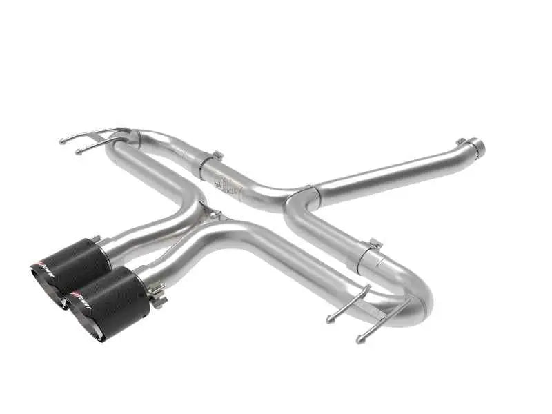 aFe Takeda 2-1/2in 304 SS Axle-Back Exhaust w/Carbon Tips 17-20 Honda Civic Sport L4-1.5L (t) 49-36625-c