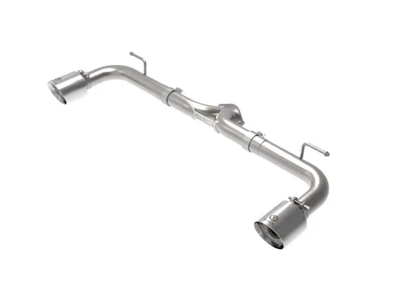 aFe Takeda 2-1/2in 304 SS Axle-Back Exhaust w/ Polished Tips 14-18 Mazda 3 L4 2.0L/2.5L 49-37014-p