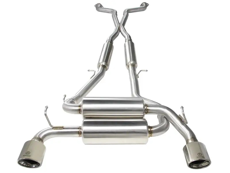 aFe Takeda 2-1/2in 304SS Cat-Back Exhaust Infiniti G37 08-13/Q60 14-15 V6-3.7 w/ Polished Tips afe49-36103-p