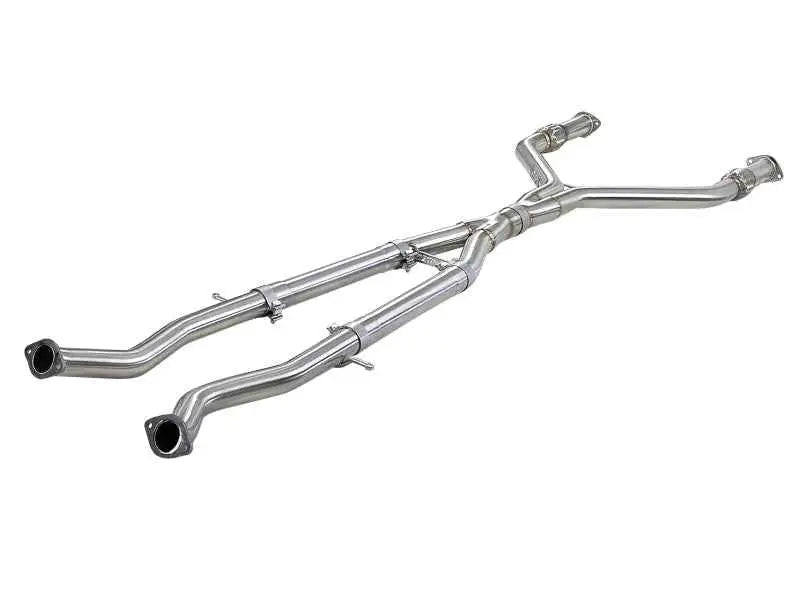 aFe Takeda 2.5in to 3in 304 SS Y-Pipe Exhaust System 16-18 Infiniti Q50/Q60 V6-3.0L (tt) 49-36131
