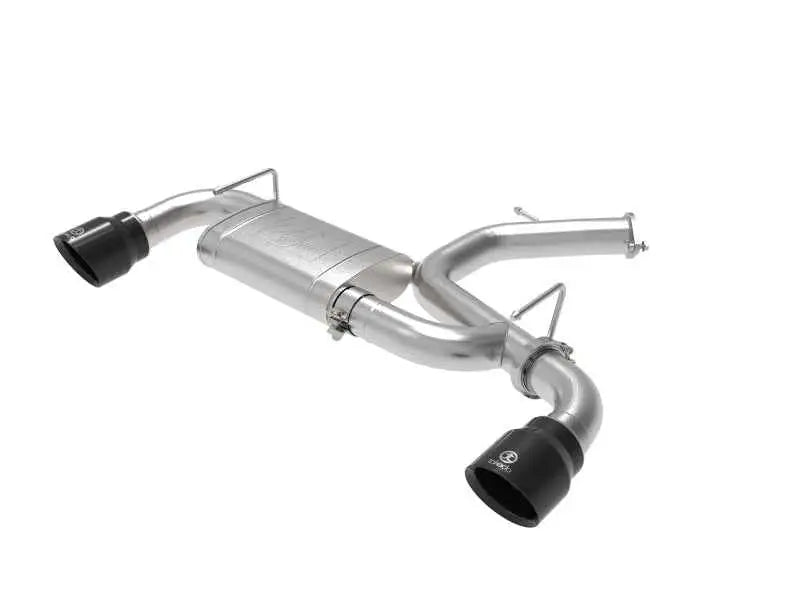 aFe Takeda Exhaust Axle-Back 19-20 Hyundai Veloster N 304SS Black Dual Tips Exhaust 49-37009-b