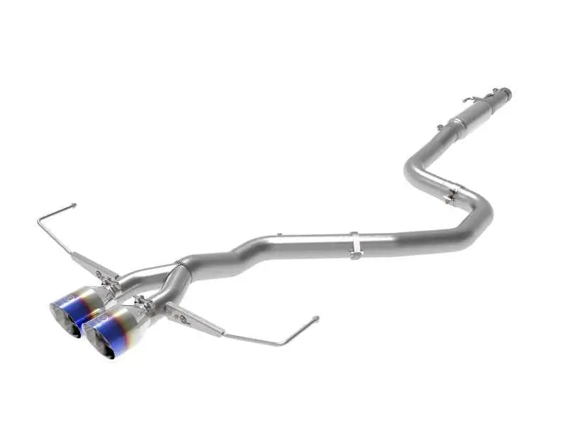 aFe Takeda Exhaust Cat-Back 19-20 Hyundai Veloster 304SS Blue Flame Dual Tips Exhaust 49-37011-l