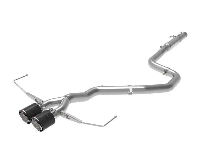 aFe Takeda Exhaust Cat-Back 19-20 Hyundai Veloster 304SS Carbon Fiber Dual Tips Exhaust 49-37011-c