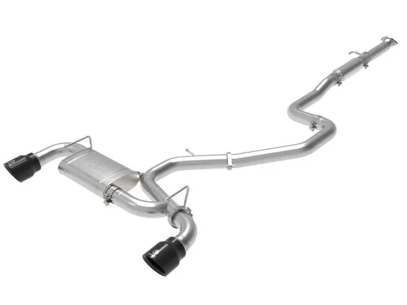 aFe Takeda Exhaust Cat-Back 19-20 Hyundai Veloster N 304SS Black Dual Tips Exhaust 49-37010-b