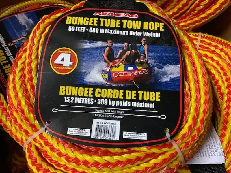 AHTRB-50 Airhead Bungee Tube Tow Rope 4 Rider a4mahtrb50