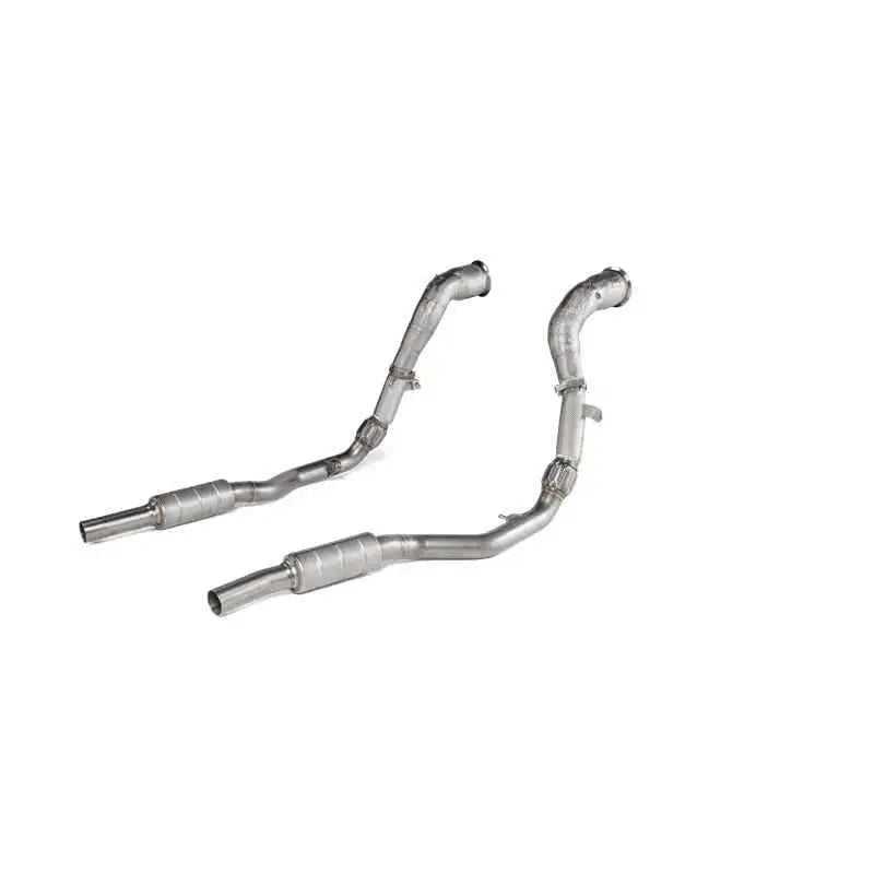 Akrapovic 2020+ Audi RS Q8 (4M) Link Pipe Set (SS) dp-l-au-ss-2