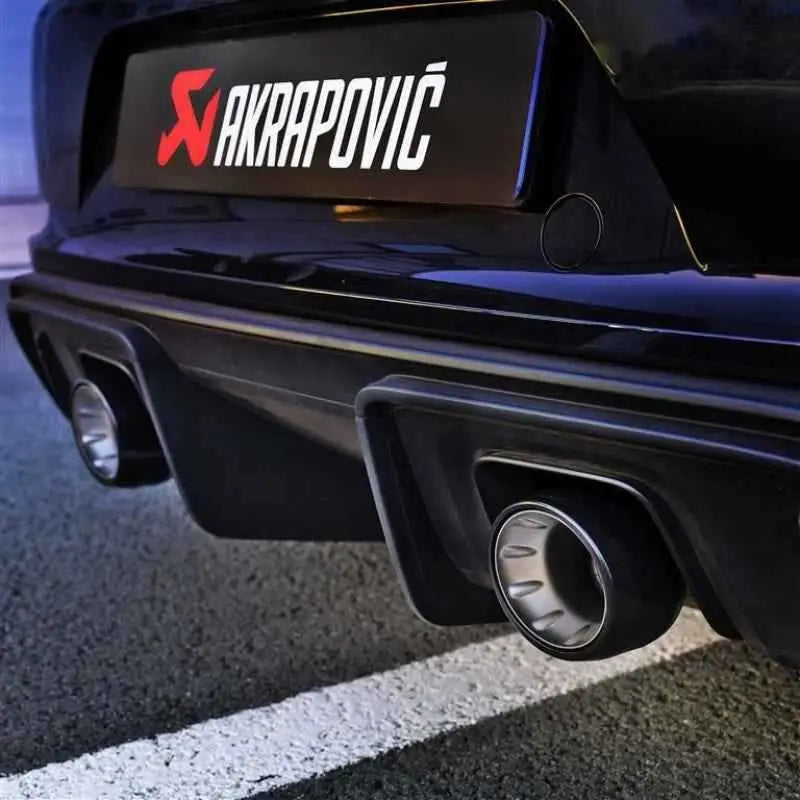 Akrapovic 2020+ Porsche Cayman GT4 (718) Tail Pipe Set (Black Coated Titanium) tp-t-s-28