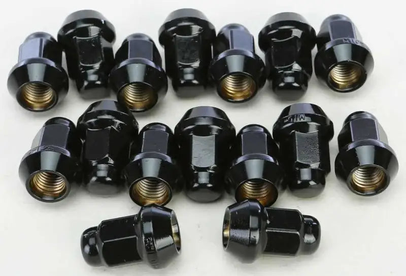ALUGB-14BX Awc 10Mmx1.25 Tapered Lug Nuts Black 60' 14Mm Head 16/Pk wps-57-94121b