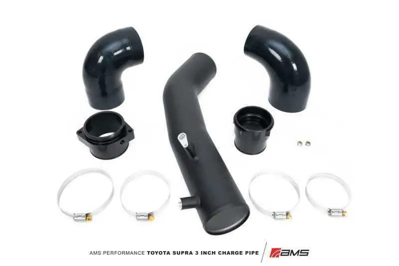 AMS Performance 2020+ Toyota Supra A90 Aluminum 3" Charge Pipe Kit ams-38-09-0001-1