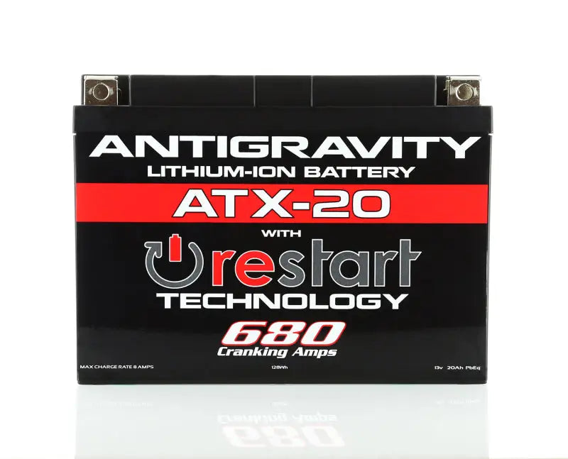Antigravity YTX20 Lithium Battery w/Re-Start antag-atx20-rs