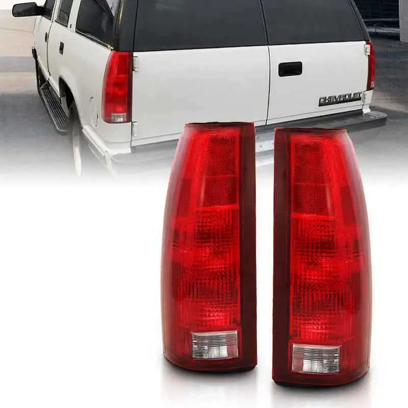ANZO 1988-1999 Chevy C1500 Taillight Red/Clear Lens w/ Circuit Board?(OE Replacement) 311300