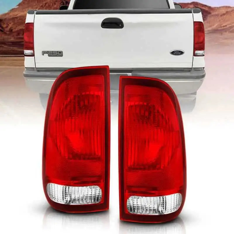 ANZO 1997-2003 Ford F-150 Taillight Red/Clear Lens (OE Replacement) 311307