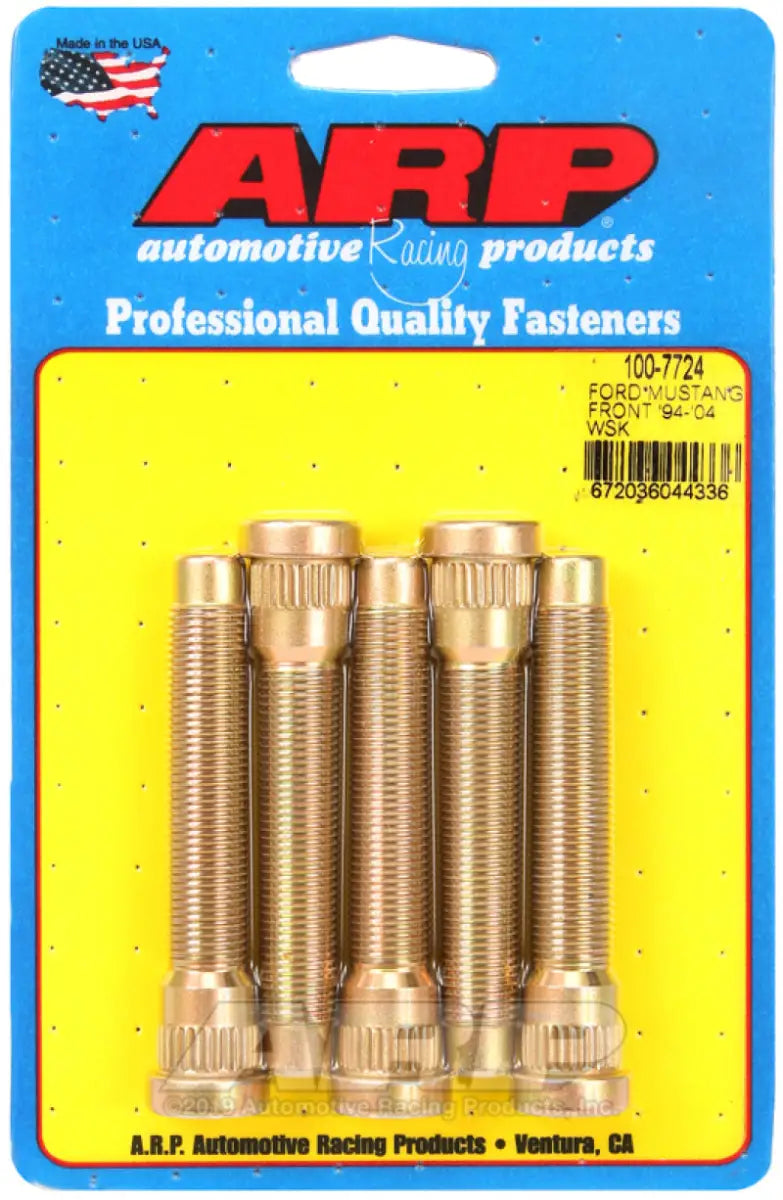 ARP 94-04 Ford Mustang Front Wheel Stud Kit (Set of 5) arp100-7724