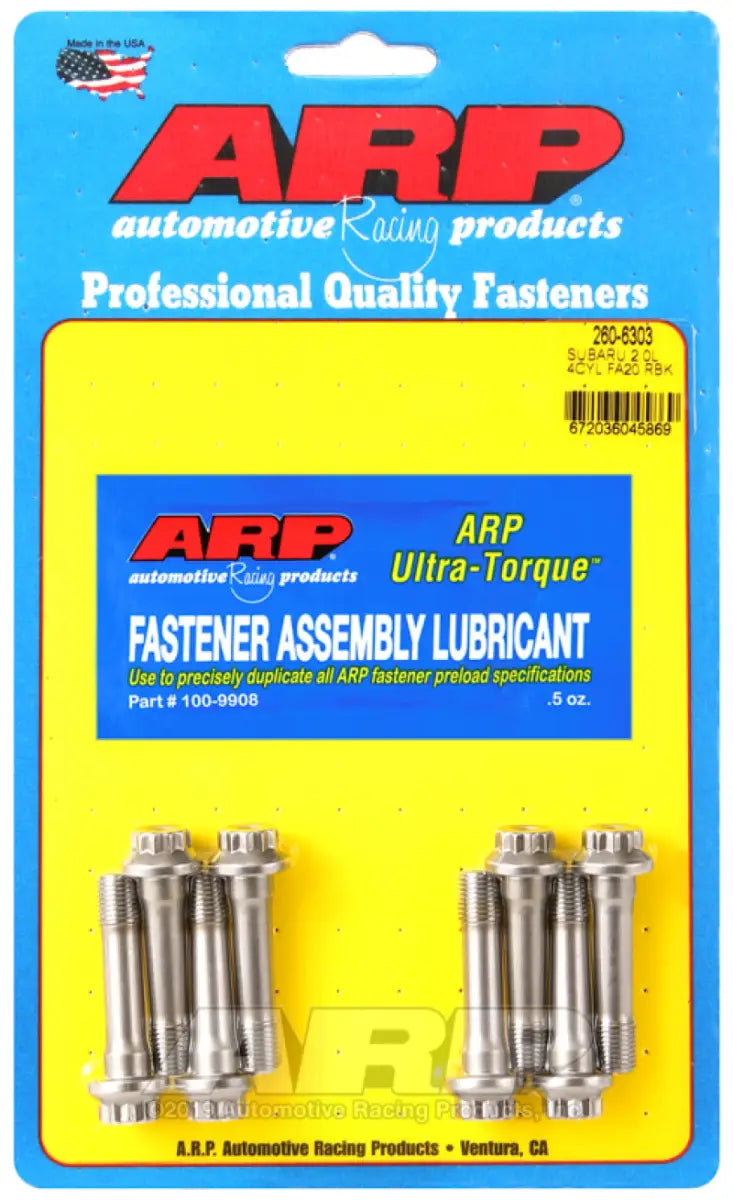 ARP Subaru FA20 2.0L Rod Bolt Kit arp260-6303
