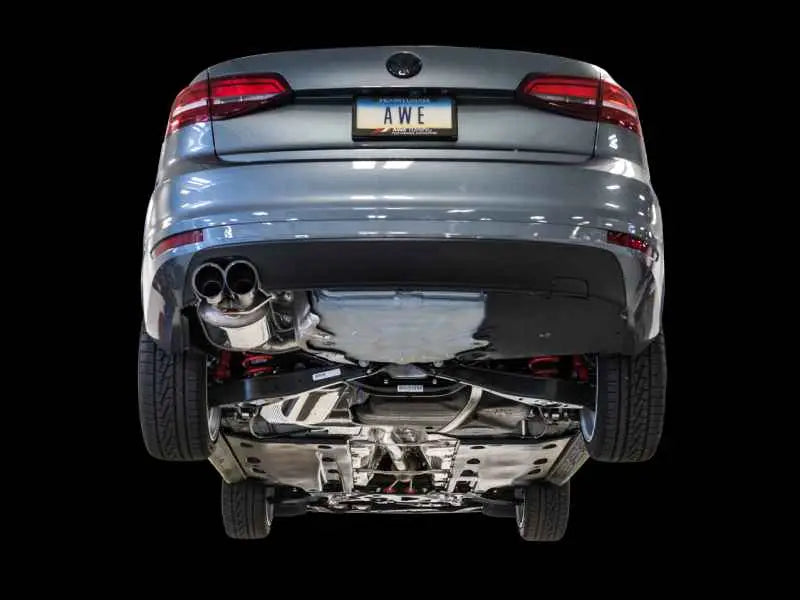 AWE Tuning 09-14 Volkswagen Jetta Mk6 1.4T Touring Edition Exhaust - Chrome Silver Tips 3015-22064