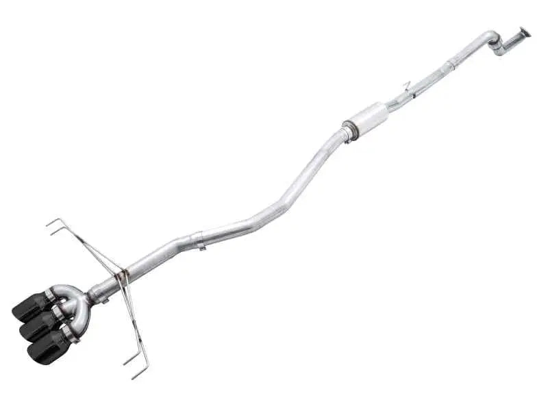 AWE Tuning 2017+ Honda Civic Type R Track Edition Exhaust w/Front Pipe & Triple Diamond Black Tips 3020-53002