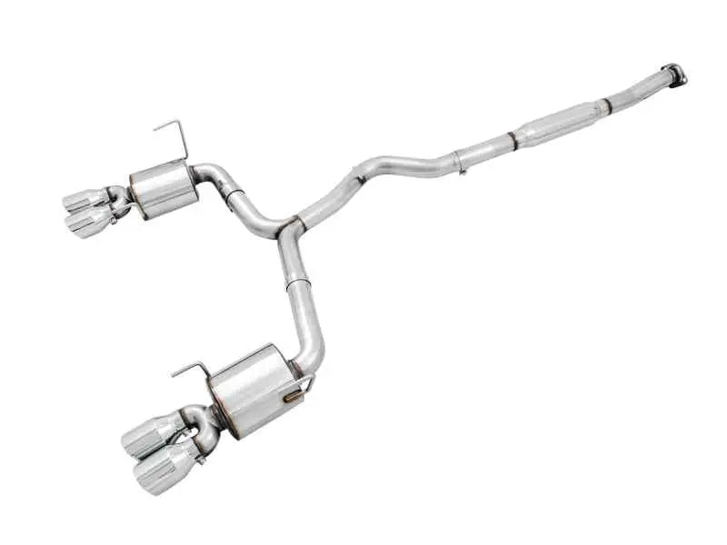 AWE Tuning Subaru 15+ WRX VA Sedan Touring Edition Exhaust - Chrome Silver Tips (102mm) 3015-42098