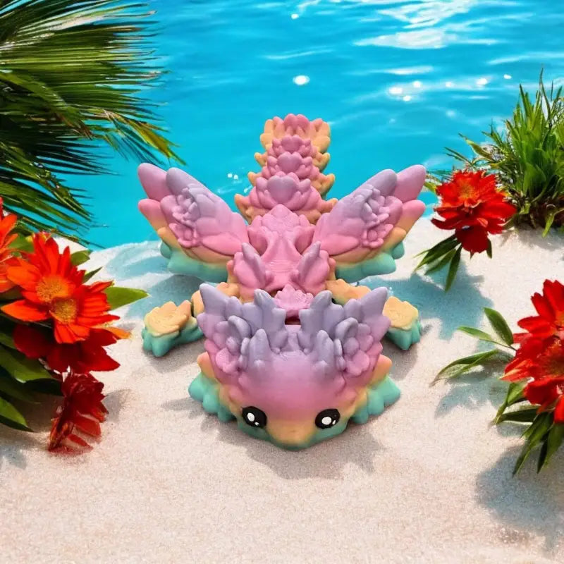 Axolotl Dragon 3D Fidget Toy for Stress Relief axolot