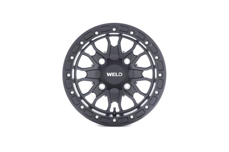 Weld UTV RF Series Raptor U500 14x8 Raptor Beadlock 4x156 4BS Satin BLK welU500A8043400