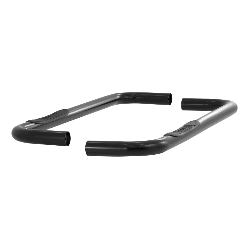 ARIES 3" Round Black Steel Step Nerf Bars Model 204040
