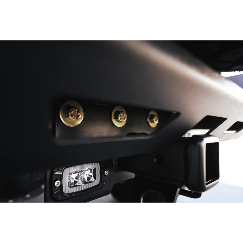 DV8 Offroad 2007-2025 Jeep Wrangler JK JKU JL JLU 2 and 4-Door Bolt-on Hitch with Lights Model AHJP-01