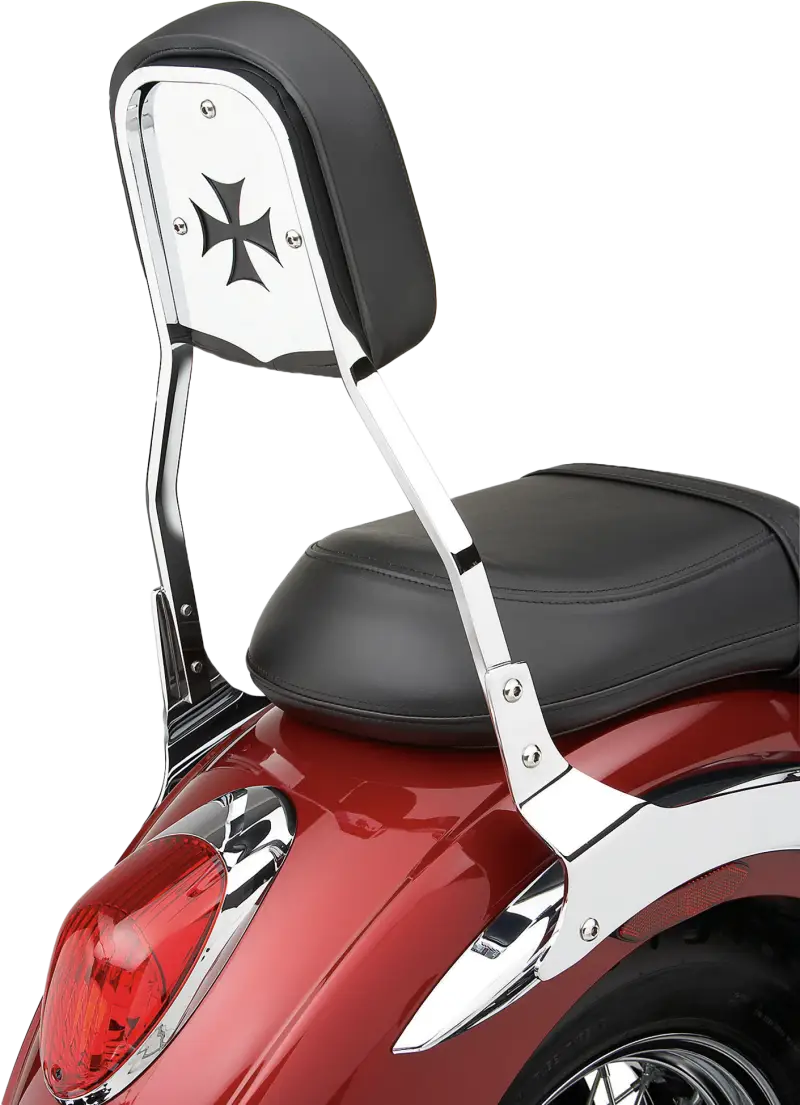 Backrest Insert Cross Chrome for Standard Fit 82-97426