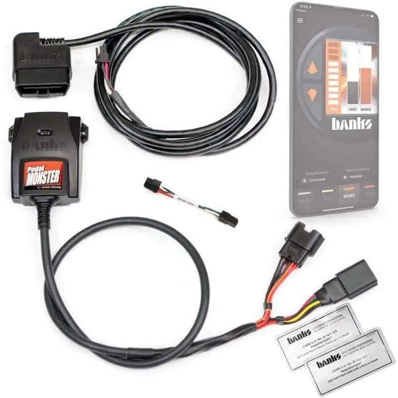 Banks Power Pedal Monster Kit (Stand-Alone) 07-19 RAM 2500/3500/11-20 Ford F-Series 6.7L Use w/Phone 64310-c